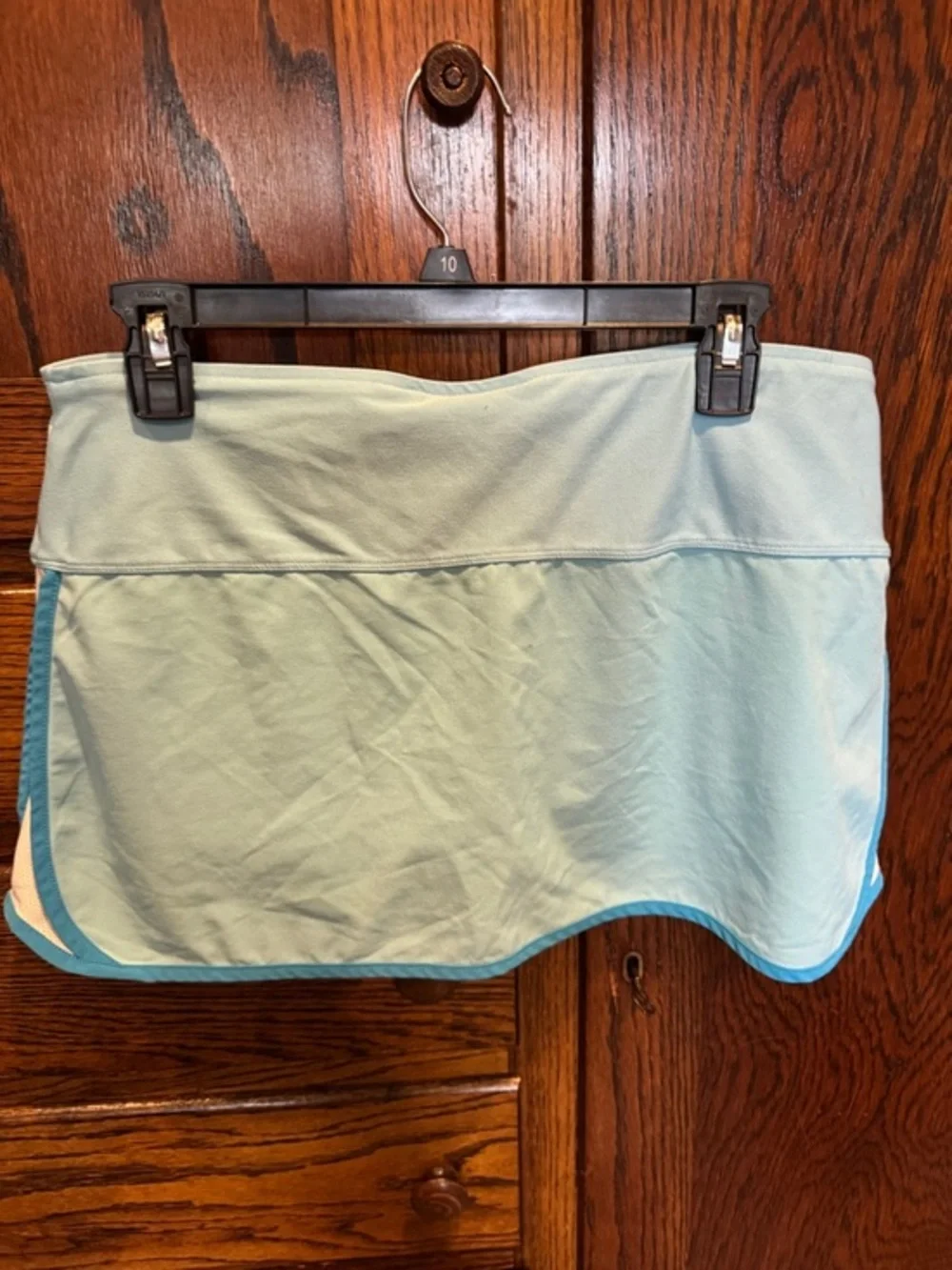 Nike Light Blue Tennis Skort with Blue Trim